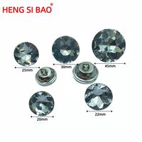 Boutons de canapé en verre en gros directement de l'usine pour la rembourrage de meubles de luxe et les accessoires décoratifs