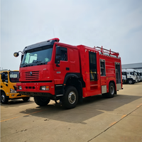 Camion de pompiers 4x2 neuf d'usine, camion de lutte contre l'incendie à l'eau et à la mousse, camion de sauvetage incendie, prix