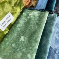 Tissu 100% polyester tissé en velours effet fleur de glace pour rideaux, vêtements, coussins et canapés