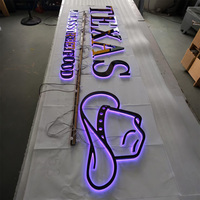 Letras de Canal LED Acrílicas Mini Personalizadas, Impermeables, Letrero con Logotipo Iluminado en 3D, Señalización para Tiendas, Publicidad Interior y Exterior