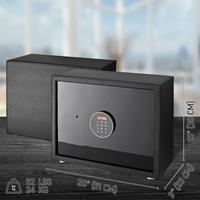 Aoinchon Rectangle Faux cuir finition serrure numérique remontoir de montre coffre-fort intérieur rétro-éclairage maintien montre boîtes de montre étuis