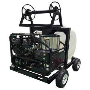 Laveuse à pression à <span class=keywords><strong>eau</strong></span> <span class=keywords><strong>chaude</strong></span> de qualité commerciale 4000PSI <span class=keywords><strong>Machine</strong></span> de nettoyage haute puissance - Product Image 2