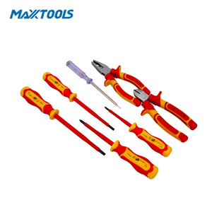 <span class=keywords><strong>7pcs</strong></span> VDE cách điện thợ điện hộp công cụ đa kết hợp dụng cụ cầm tay điện áp kháng bảo trì công cụ Kit OEM tùy chỉnh - Product Image 2