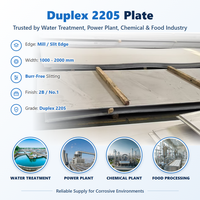 Plaque Duplex ASTM A240 Grade F60 UNS S32205, traitée au chaux, 8mm-35mm, pour réservoirs de pulvérisation FGD