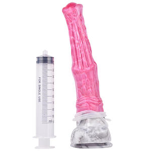 Moule de gode souple en silicone pour femmes énorme gode anal gonflable <span class=keywords><strong>cheval</strong></span> avec fonction d'éjaculation diverses options pour le plaisir - Product Image 2