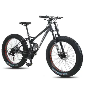 26 27.5 29 Inch Carbon Steel Mountain Bike Long Distance Fatbike with 21 Speed Shock Absorption Alloy Rim Bicycle