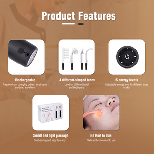 Biểu tượng tùy chỉnh <span class=keywords><strong>4</strong></span> trong <span class=keywords><strong>1</strong></span> cầm tay tần số cao Wand <span class=keywords><strong>Galvanic</strong></span> máy trên khuôn mặt - Product Image 4