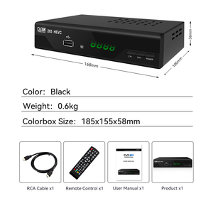สเปนอิตาลีดิจิตอลบนโลกมินิ 10 บิต 1080p <span class=keywords><strong>H265</strong></span> ไฟทีวีสติ๊กทีวี 4k <span class=keywords><strong>h265</strong></span> H264 DVB T2 C เครื่องรับสัญญาณถอดรหัส - Product Image 6