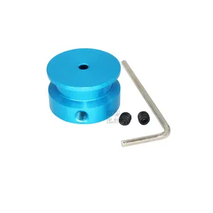 CNC chihai מנוע סרק גלגלת גלגל פסיבי נשא 25mm עבור חגורת רוחב 20mm ללא שיניים מנוע גלגלת החגורה עגול רולר גלגל