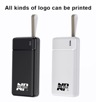 Batterie externe portable personnalisée 22,5 W double USB Type-C Micro USB compacte 10000 mAh~30000 mAh à charge rapide haute capacité