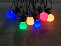 Guirlande lumineuse décorative extérieure IP65 10m pour mariage, noël, globe, ampoule à filament LED, guirlande lumineuse