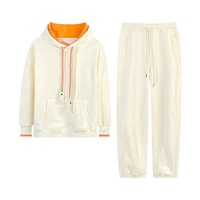 Set Pakaian Wanita Kasual OEM/ODM Cocok untuk Musim Semi dan Gugur, Set 2 Potong Hoodie dan Celana Panjang, Kualitas Tinggi