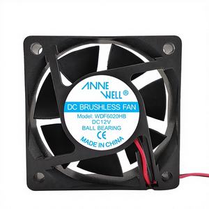 Ventilateur axial de refroidissement à roulement à billes en plastique DC 12V 6020 haute performance, silencieux et durable pour les PC de jeu haut de gamme et les boîtiers de PC d'e-sport - Product Image 1