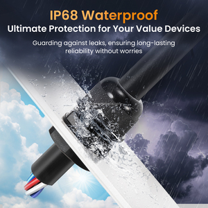 Qilipsu 1/2 "NPT สายเคเบิ้ลกันน้ำ IP68สายไนล่อนผ่านสายเชื่อมต่อบรรเทาความเครียดลวด Grommet ยาง EPDM - Product Image 2
