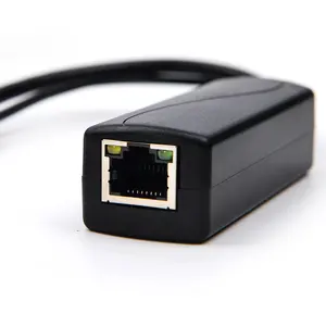 TiNCAM 48V ke 5V 2A adaptor pemisah PoE aktif konektor POE RJ45 adaptor Poe untuk adaptor modul pasif kamera IP