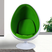 Meilleur prix pour fauteuil relaxant en fibre de verre, fauteuil ovale de luxe pour salon, fauteuil de détente pour jardin et extérieur