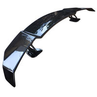 Aileron de coffre arrière universel en ABS, style GT, pour berline et hayon, sans perçage, noir brillant, accessoires extérieurs de voiture