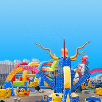 Équipement de parc d'attractions Big Octopus : Équipement d'amusement électrique rotatif à stimulation pour la vente