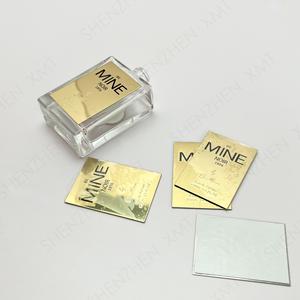 DIY Design Luxury Cosmetics Packing Nameplate Custom Logo Aluminium 3D Relief <b>Labels</b> Metal <b>Sticker</b> for Fragrance Package - Product Image 4