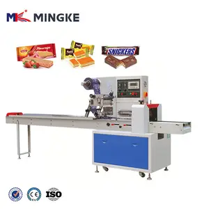 High speed machinery packaging materials chocolate bar flow pack wrapping machine