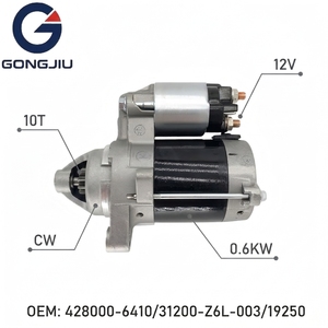 Moteur de démarrage électrique durable 12V 10 dents 0,6 kW de puissance 31200Z6L003 428000-6410 pour <span class=keywords><strong>tondeuse</strong></span> à gazon bicylindre - Product Image 2
