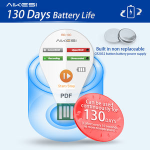 เครื่องบันทึกข้อมูลอุณหภูมิและความชื้นแบบดิจิตอล Aikesi Rd-10c พร้อมหัววัด ความน่าเชื่อถือสูง ราคาประหยัด - Product Image 6