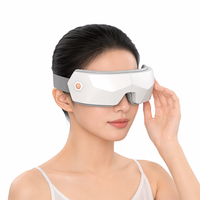 Lunettes de massage oculaire sans fil portables, chauffantes, Bluetooth, thérapie oculaire pour la fatigue numérique et le soulagement des migraines