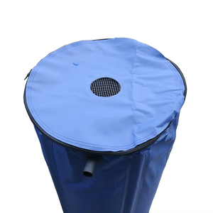 Système complet de récupération d'eau de pluie 200L, réservoir pliable avec filtre et valve de trop-plein - Product Image 4