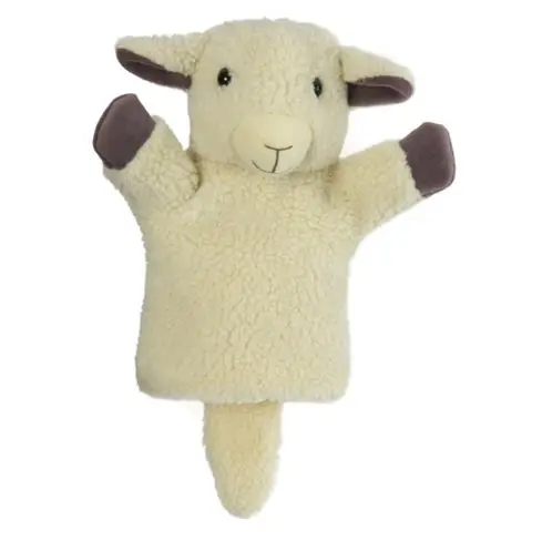 Cừu sang trọng 7 inch động vật tay con rối đồ chơi