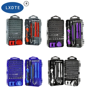 Juego de Destornilladores de Precisión LXD de 115 Piezas, Puntas Multiusos Phillips, Diseño Intercambiable, Mango de Acero para Reparación de Electrónicos - Product Image 1