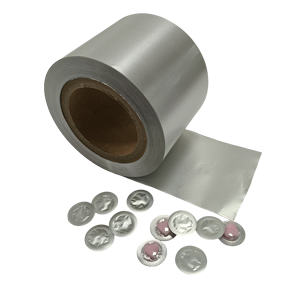 <span class=keywords><strong>Film</strong></span> d'aluminium facile à déchirer personnalisable, <span class=keywords><strong>film</strong></span> thermoscellant pour emballage sous blister, <span class=keywords><strong>film</strong></span> en rouleau pour boîtes blister en PVC - Product Image 1