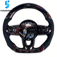 Volant en carbone LED pour BMW MINI R56 R50 R58 R57 R55 F53 F56-LCi2 Pièces de voiture en fibre de carbone pour Mini Coupé 2010-2024