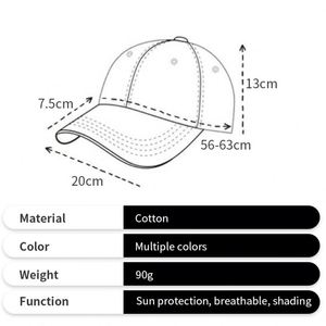 2026 Sports <b>Caps</b> Embroidered Baseball <b>Cap</b> for Man <b>Women</b> Versatile for All Seasons - Product Image 3
