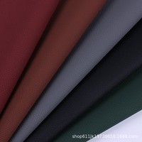 En stock – Cuir PVC gaufré 0,9 mm effet coton duveteux et grain litchi, résistant à l'abrasion, pour l'ameublement automobile, les bagages et la rembourrage de meubles