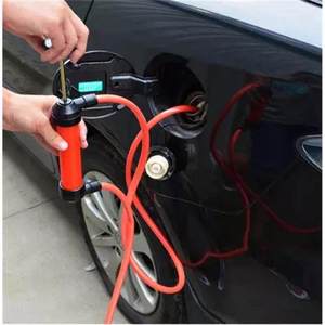 Pompe à siphon pour transfert d'huile, outil de transfert d'huile, tuyau rouge de 1M, aspiration manuelle du carburant pour l'entretien automobile - Product Image 5