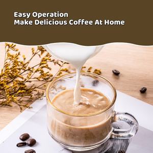 Kingze-Espumador de <span class=keywords><strong>leche</strong></span> expreso eléctrico de 220V, máquina de espuma de café con Calefacción Automática para el hogar - Product Image 5