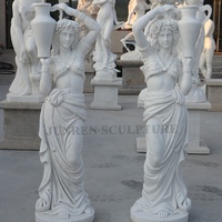 Factory Price Marble Stone Goddess Statue Marble Girl With Bottle Statue