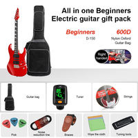 Gitar Elektrik OEM D-150 6-Senar, Body Basswood, Neck Maple Kanada, Finishing High-Gloss, 24-Fret, Modern Putih