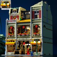 Modèle de pizzeria Urge 10202, puzzles 3D, bricolage, mini-maison, nouveaux jouets pour filles, maisons pour blocs, jouets de construction