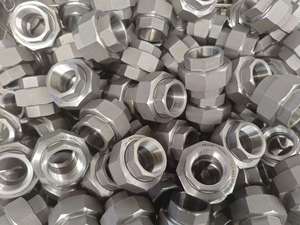 Áp lực cao MSS SP-83 giả mạo phụ kiện đường ống thép carbon <span class=keywords><strong>ASTM</strong></span> sa350 lf2 CL1 Ống Công Đoàn lớp 3000 2 "<span class=keywords><strong>NPT</strong></span> nữ ren Công Đoàn - Product Image 6