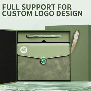 Custom Logo Marketing Promotional Woman Men <b>Notebook</b> with <b>Pen</b> Luxury Business Corporate Gifts <b>Set</b> for Customers - Product Image 1
