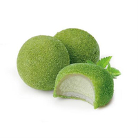 코코넛맛 찹쌀 간식 달콤한 디저트 냉동 모찌 부드럽고 쫄깃한 바닐라, 말차, 초콜릿 맛