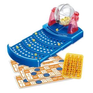 Tradizionale plastica portatile fortunato simulazione gravità Pick gioco giocattoli Bingo Card gioco da tavolo Set lotteria macchina da disegno per la festa