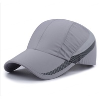 Casquette de sport en microfibre 100% polyester/casquettes de baseball pour hommes/casquette de baseball de sport promotionnelle Dryfit pour la course à pied