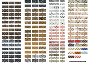 Cuero de PVC Directo de Fábrica, Estampado de Flores Antiguas, Cuadros, para Maletas, Cajas de Vino, Embalaje, Carteras, Tapicería de Tela, Bolsos - Product Image 6