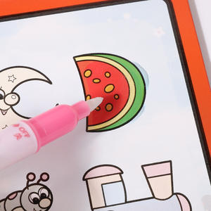 子供用パズルハンドヘルド水ドローイングノート繰り返し落書きセット漫画ドローイングアートペーパーマジックウォーターブック - Product Image 4