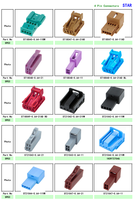 174929/174922 Connecteurs électriques automobiles 4 broches mâle/femelle Adaptateur de contact en cuivre pour faisceau de câbles automatique