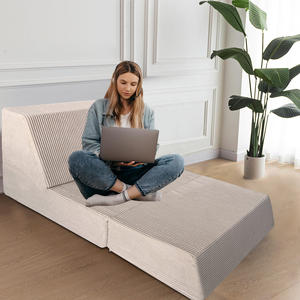 Mini sofá cama de ocio moderno con cubierta lavable, piso de esquina comprimido, habitación de <span class=keywords><strong>niños</strong></span> para leer en dormitorio pequeño o sala de estar - Product Image 1
