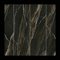 Carreaux muraux intérieurs modernes de luxe imitation brique blanche et or, imperméables et écologiques, 900x2700mm