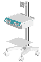 Chariot vidéo personnalisé Portable laryngoscope Flexible laryngoscope endoscope tour arthroscopie chariot endoscope chariot